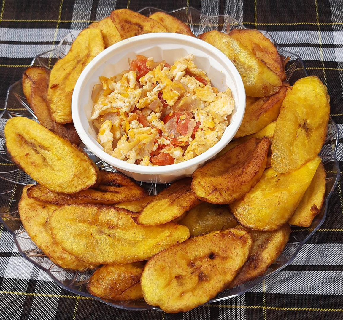 Fried Plantains And Eggs